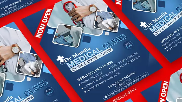 Medical Flyer designed buy aridesign